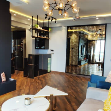 Living Room in 2 BHK Apartment at Kalindi Goregaon, Goregaon West – for Rent