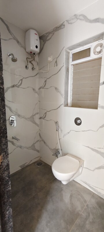 Bathroom in 1 BHK Apartment at Raunak Bliss, Ghodbunder Road – for Rent
