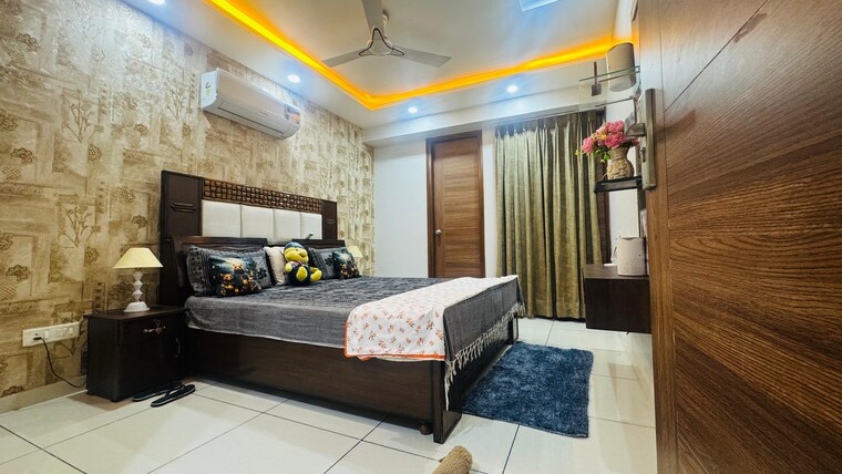 Master Bedroom, pir machalla 3 Bedroom 1250 Sq.Ft. Builder Floor In Pir Machalla Zirakpur 9005616