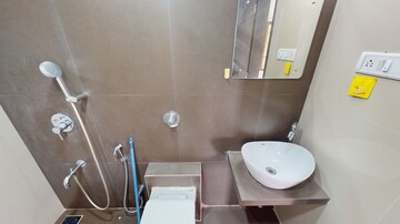 Bathroom in 1 BHK Apartment at Je And Vee Om Trimurti, Malad East – for Rent