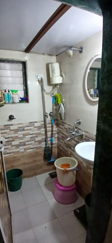 Bathroom in 1 BHK Apartment at Neha Galaxy, Prabhadevi – for Rent