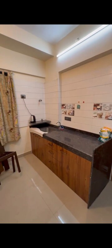 Kitchen in 1 RK Apartment at Asha Ashok Smruti, Vadavali – for Rent