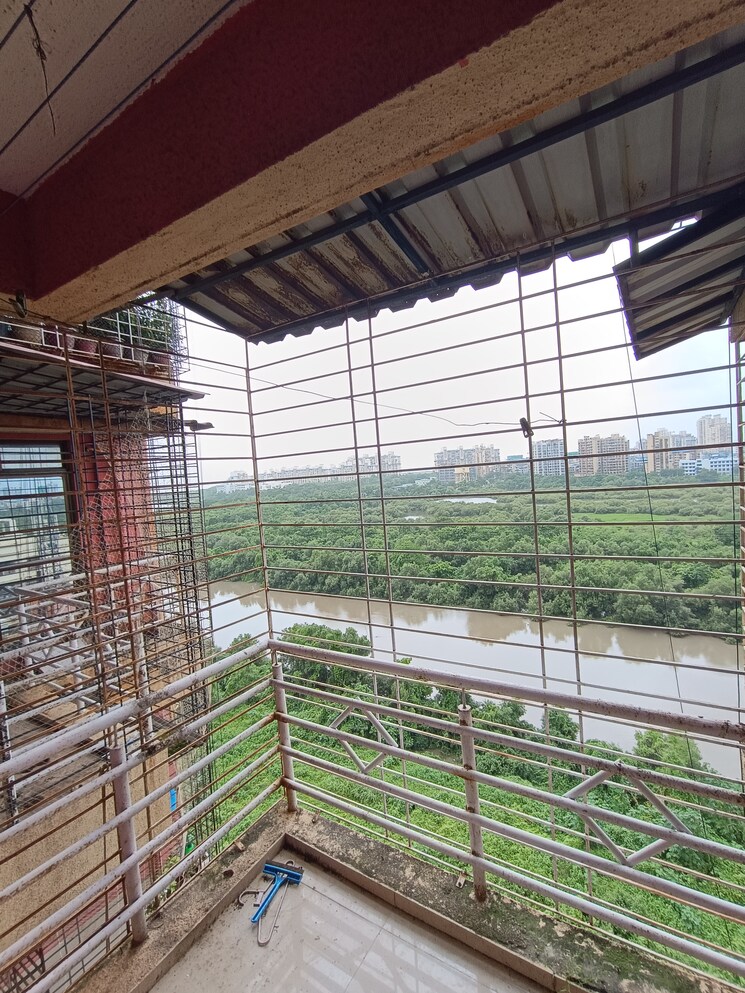 Balcony, om-prabhu-manohar-chs 2 Bedroom 1200 Sq.Ft. Apartment In Seawoods Sector 50 Navi Mumbai 9005687