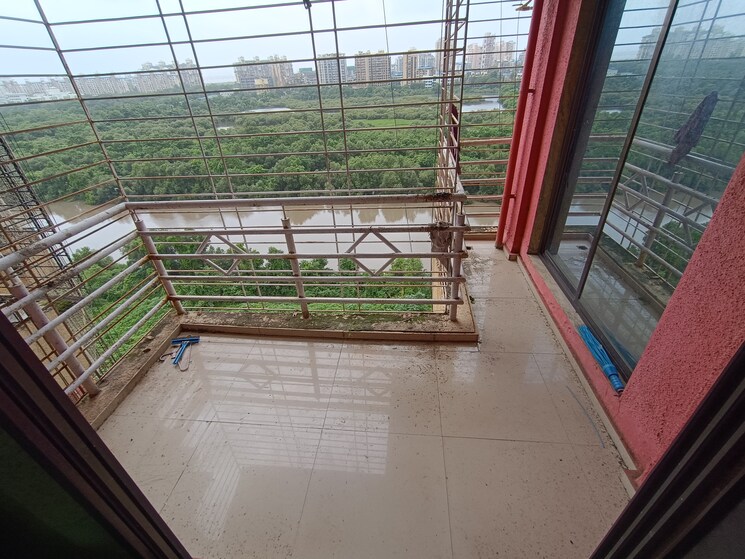 Balcony, om-prabhu-manohar-chs 2 Bedroom 1200 Sq.Ft. Apartment In Seawoods Sector 50 Navi Mumbai 9005687