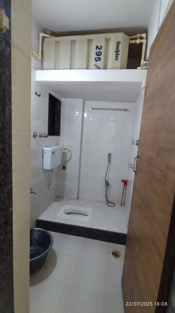 Bathroom in 1 BHK Apartment at Kailash Dham Apartment, Mira Road – for Rent