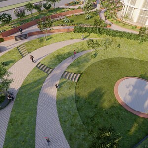  Plot – Exterior View View at New Path Sankalp Meadows, Chouk - for Sale