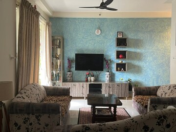 Living Room in 2.5 BHK Apartment at Prestige Lakeside Habitat, Varthur – for Rent