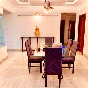 Dining area in 4 BHK Penthouse at Sindh Society, Aundh – for Rent