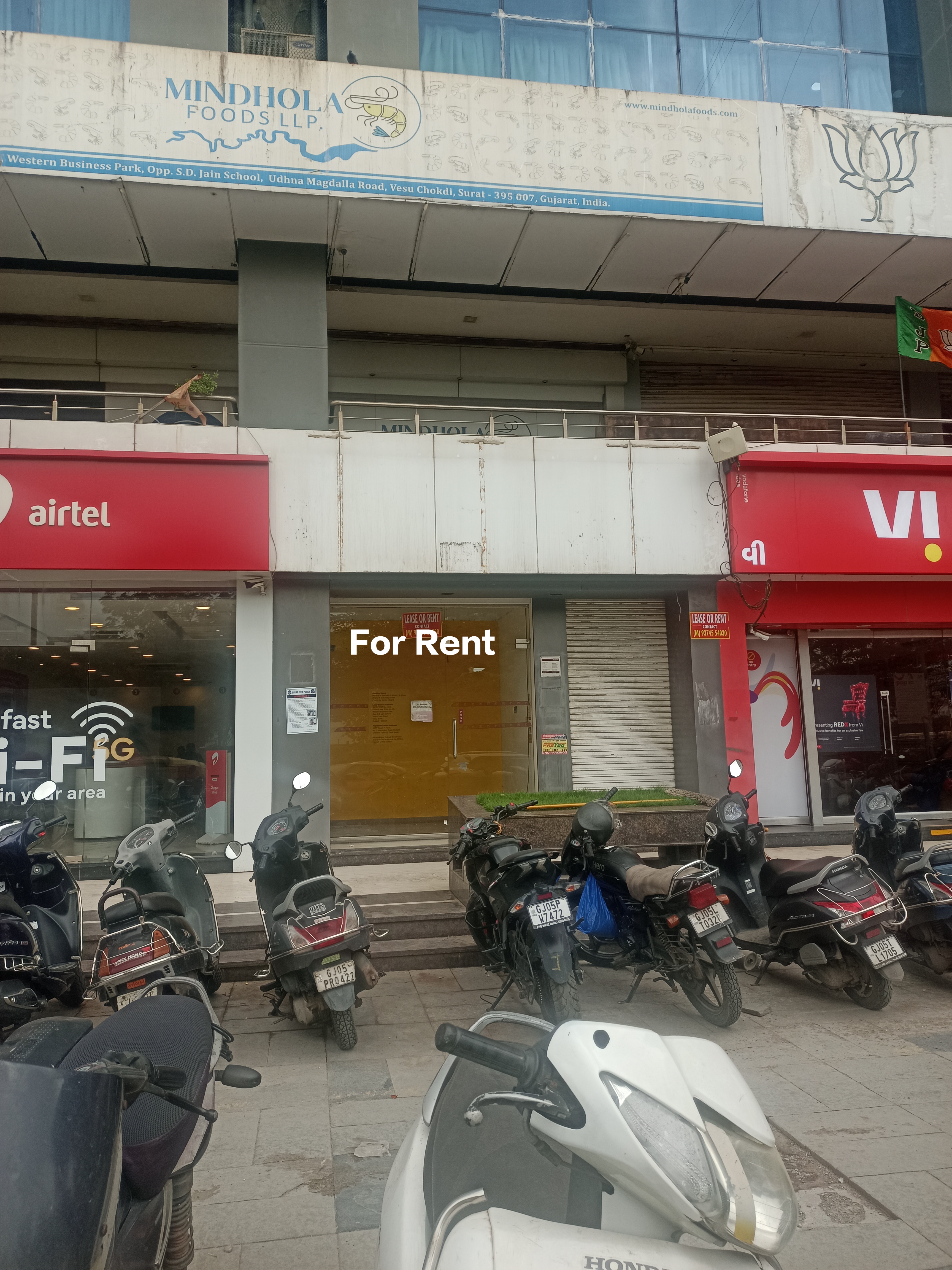 Retail Shop For Rent in Sai Parisar 