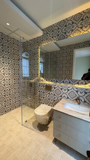 Living Room in 4 BHK Villa at Shalimar One World Valencia County, Malesemau – for Sale