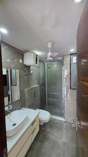 Bathroom in 3 BHK Apartment at DLF One Midtown, Moti Nagar – for Rent