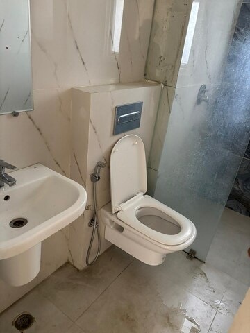 Bathroom in 3 BHK Apartment at Omaxe The Palace, Gomti Nagar – for Rent