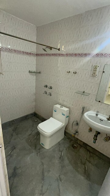 Bathroom in 3 BHK Apartment at Karam Hi Dharam Apartment, Sector 55 – for Rent