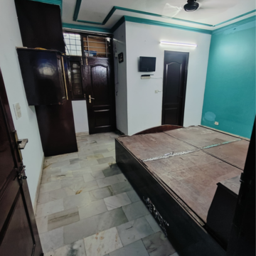 Kitchen in 2 BHK Builder Floor at Malviya Nagar – for Rent