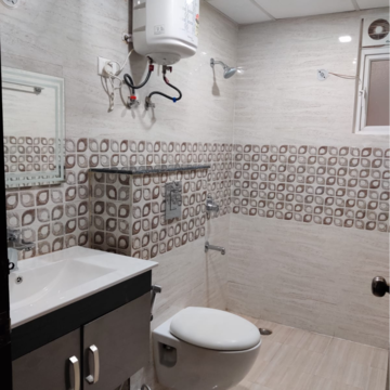 Bathroom in 3 BHK Apartment at MI Rustle Court, Malesemau – for Rent