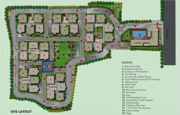 Master Plan in 3 BHK Apartment at Sri Aditya Athena, Shaikpet – for Sale