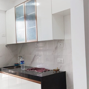 Kitchen in 1 BHK Apartment at Raymond Ten X Habitat, Swastik Garden – for Rent