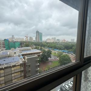 Balcony in 1 BHK Apartment at Raymond Ten X Habitat, Swastik Garden – for Rent