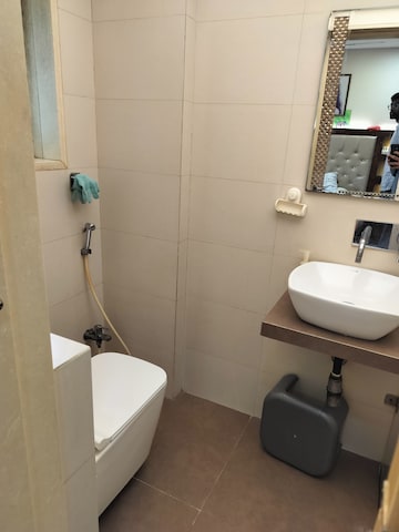 Bathroom in 2 BHK Apartment at Evershine Greens, Andheri West – for Rent