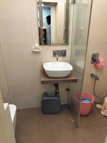 Bathroom in 2 BHK Apartment at Evershine Greens, Andheri West – for Rent