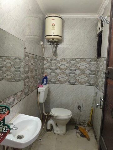 Bathroom in 2 BHK Builder Floor at Chattarpur – for Rent