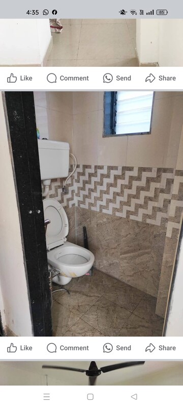 Bathroom in 2 BHK Apartment at Chincholi Apartment, Malad West – for Rent