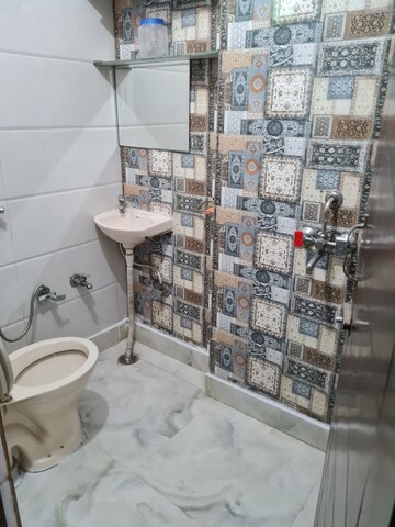 Bathroom in 2 BHK Builder Floor at Dwarka Mor – for Rent