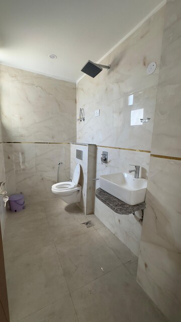 Bathroom in 3 BHK Builder Floor at Chattarpur – for Rent