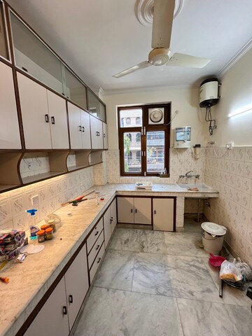 Kitchen in 3 BHK Builder Floor at Greater Kailash ii – for Rent