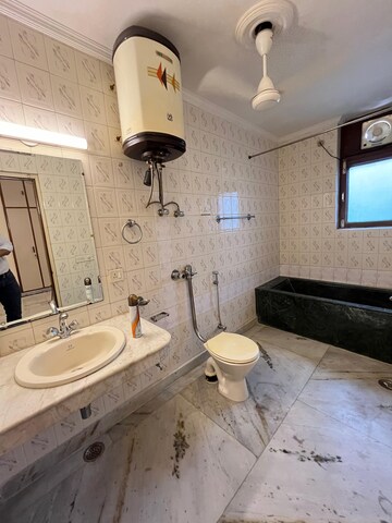 Bathroom in 3 BHK Builder Floor at Greater Kailash ii – for Rent