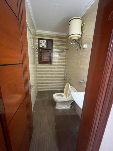 Bathroom in 3 BHK Builder Floor at Chittaranjan Park – for Rent