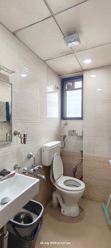 Bathroom in 4 BHK Apartment at Bhandup East – for Sale