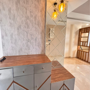 Staircase in 3 BHK Apartment at MI Rustle Court, Malesemau – for Sale