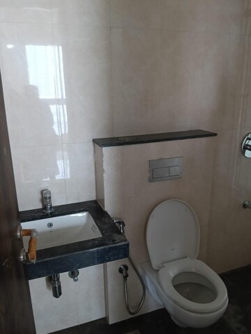 Bathroom in 2 BHK Apartment at Sheth Zuri, Laxmi Nagar – for Rent