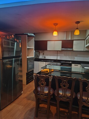 Kitchen in 3 BHK Apartment at K Raheja Palm Court, Malad West – for Rent