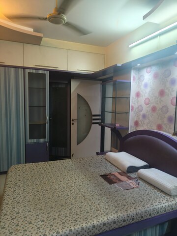 Living Room in 3 BHK Apartment at K Raheja Palm Court, Malad West – for Rent