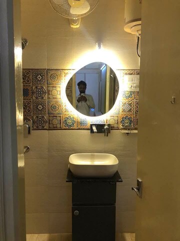 Bathroom in 2 BHK Apartment at Vasant Apartments, Sector 13 – for Rent