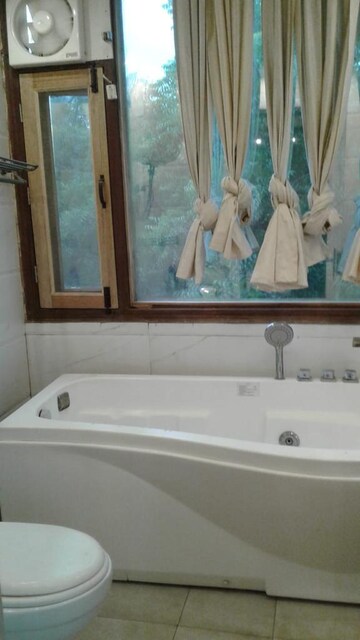 Bathroom in 2 BHK Builder Floor at Panchsheel Park – for Rent