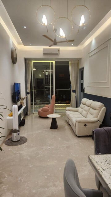 Living Room in 2 BHK Apartment at Omkar Alta Monte, Malad East – for Rent