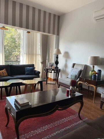 Living Room in 3 BHK Builder Floor at Lotus Plaza Gurgaon, Sector 14 – for Rent