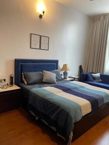Bedroom in 3 BHK Builder Floor at Lotus Plaza Gurgaon, Sector 14 – for Rent