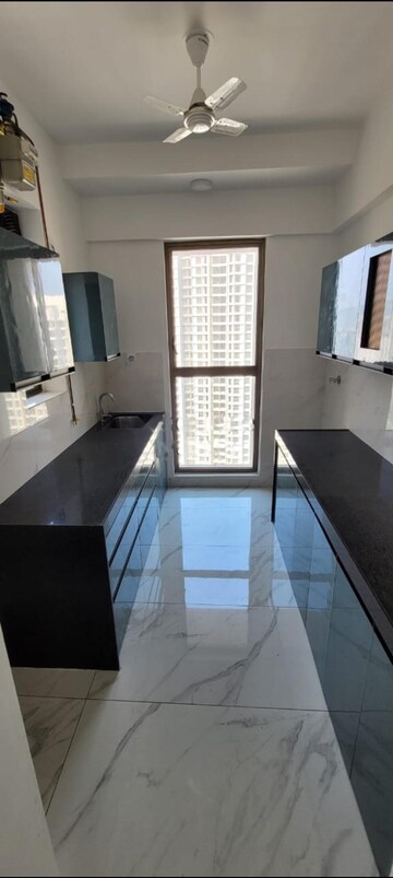 Kitchen in 1 BHK Apartment at Ashar Axis, Majiwada – for Rent