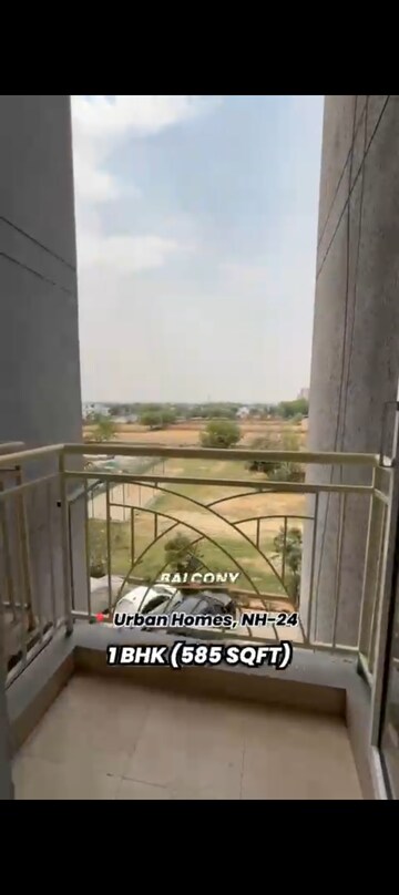 Balcony in 1 BHK Apartment at Aditya Urban Homes, Shahpur Bamheta – for Rent