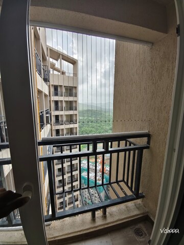 Balcony in 1 BHK Apartment at Raunak Bliss, Ghodbunder Road – for Rent