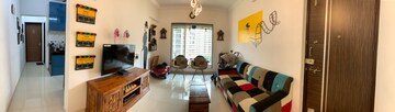 Living Room in 2 BHK Apartment at Cosmos Enclave, Kasarvadavali – for Rent
