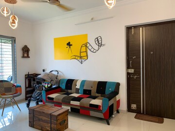 Living Room in 2 BHK Apartment at Cosmos Enclave, Kasarvadavali – for Rent