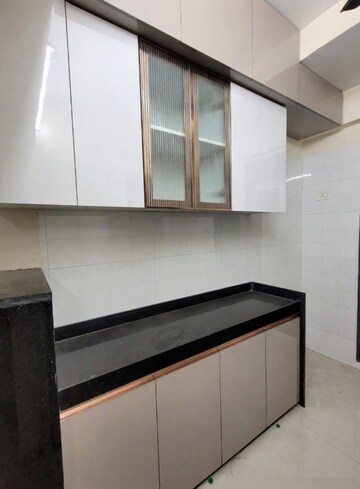 Kitchen in 1 BHK Apartment at Solitaire Heights, Malad West – for Rent