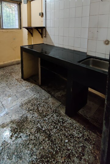 Kitchen in 1 BHK Apartment at Sai Baba Vihar Complex, Ghodbunder Road – for Rent