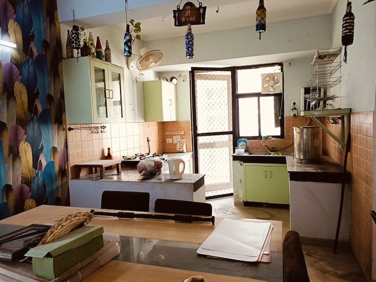 Kitchen, design-arch-ehomes 2.5 Bedroom 1425 Sq.Ft. Apartment In Surajpur Greater Noida 9007419