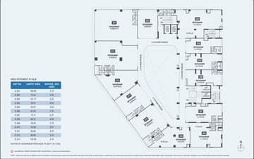 Floor Plan in  Office Space at Wakad – for Sale